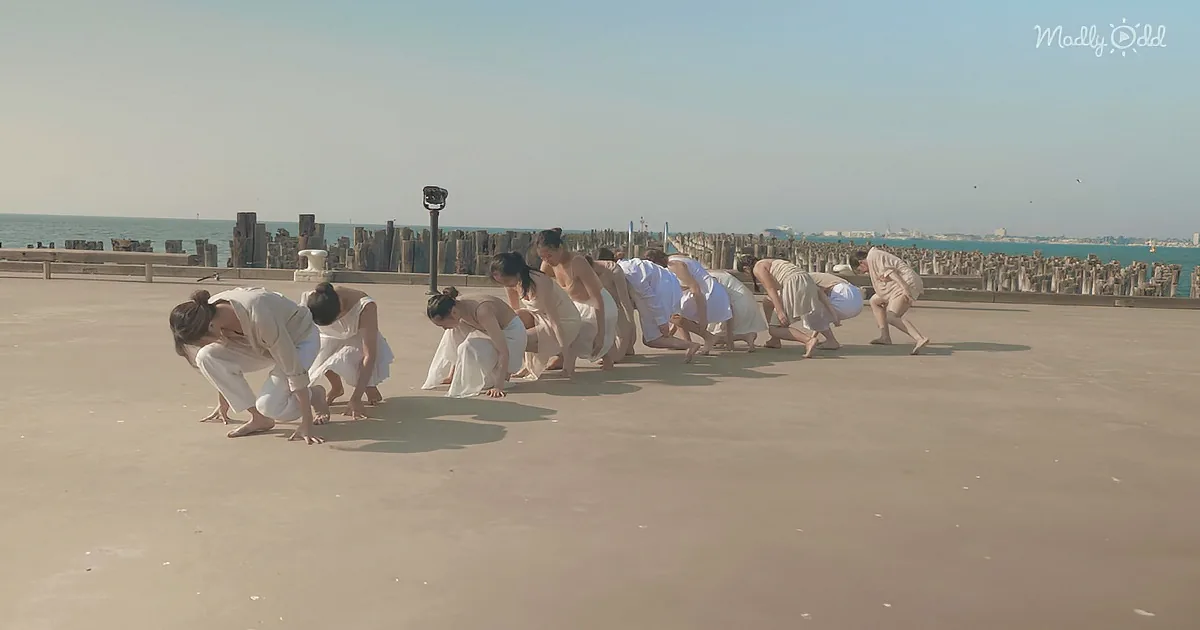 12 Dancers Take Over an Oceanside Boardwalk With Incredibly Moving Routine