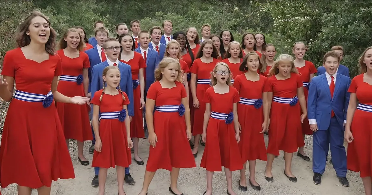 Talented Children's Choir Belt out Impressive 'America the Beautiful' Rendition