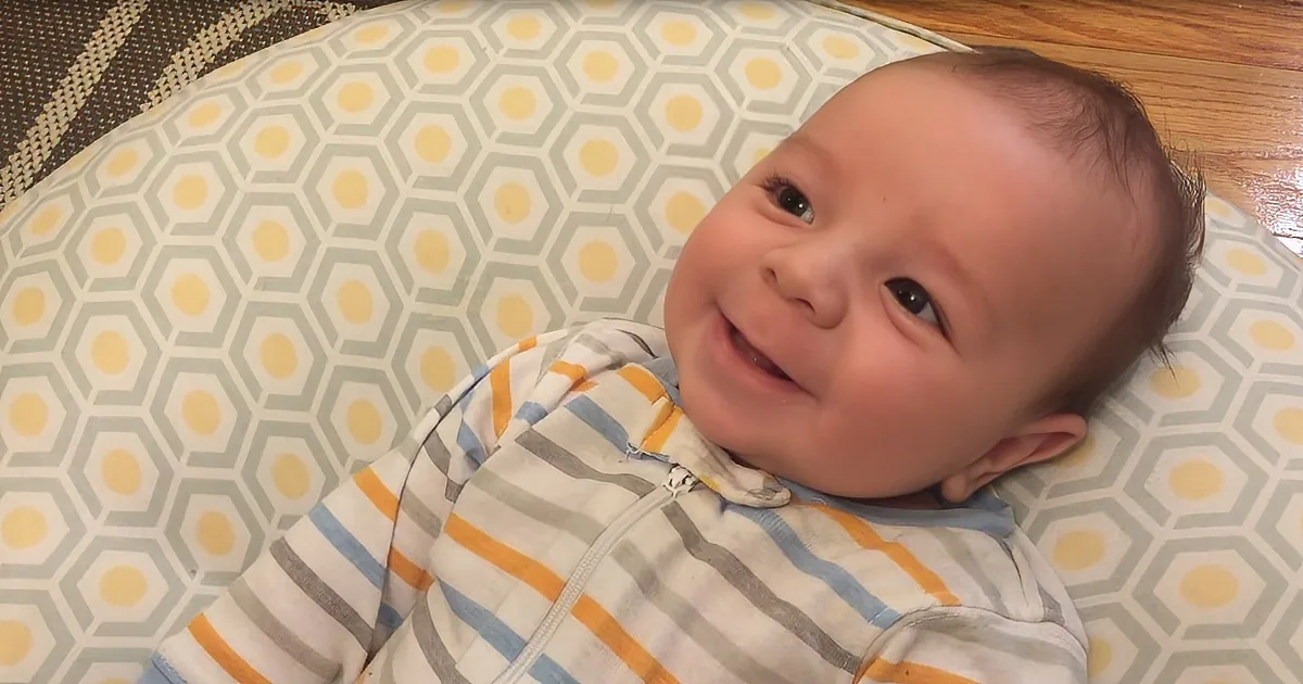 Adorable 2-Month-Old Speaks His First Real Word and Mom Can't Contain Herself