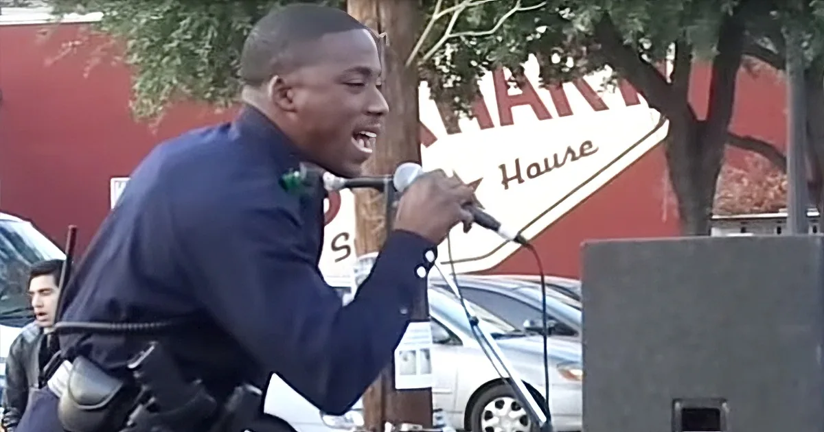 The Crowd Never Expected This Sound From a Texas Police Officer During Local Festival