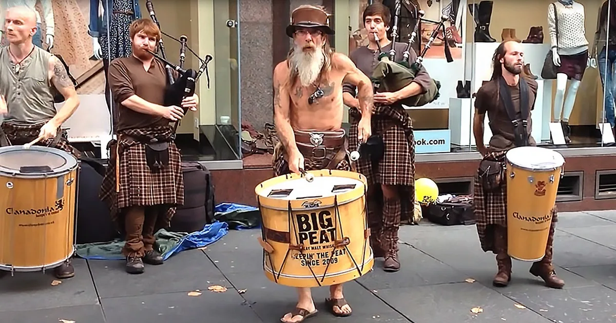 7 Men in Various States of Undress Congregate in the Street, and Viewers Are Shocked
