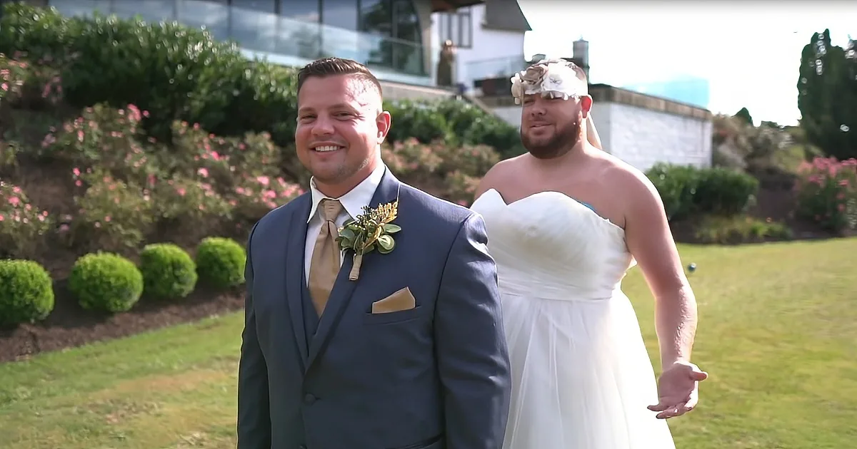Groom Experiences Hilarious 'First Look' Prank Before Wedding