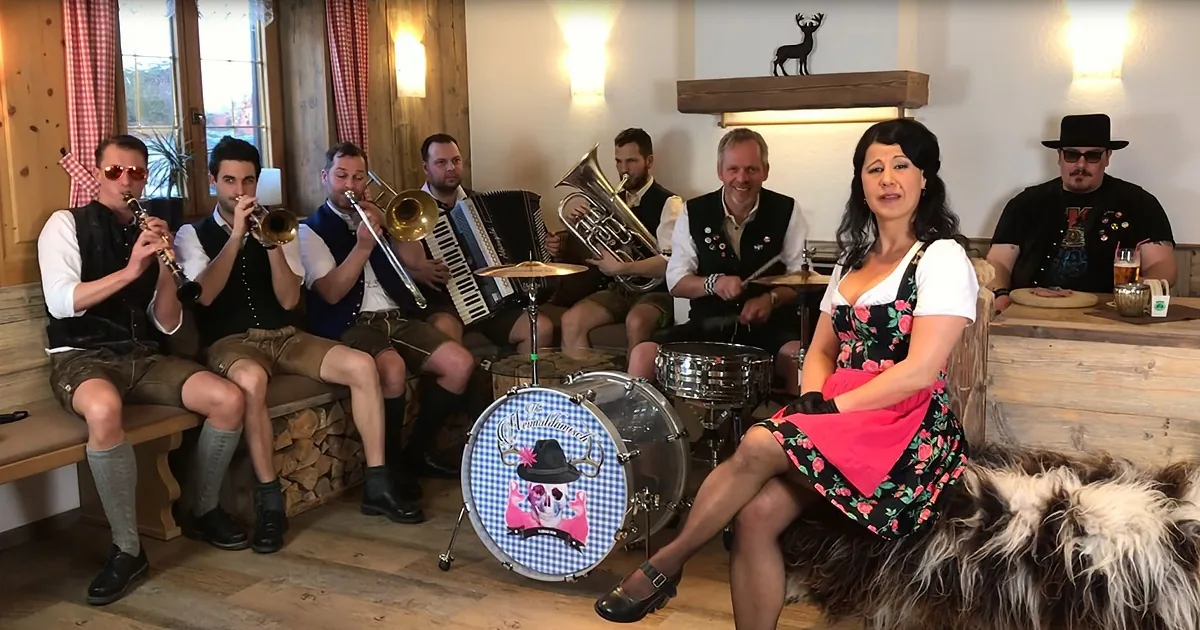 German Polka Band Performs Energetic Cover of 'Sweet Child O' Mine'