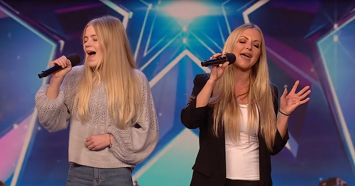 Britain's Got Talent' Mother-Daughter Team Get the Golden Buzzer