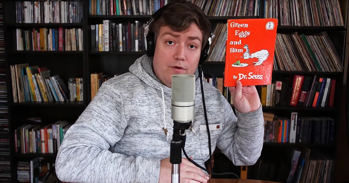 Creative Man Entertains People With Unique Spin on Dr. Seuss' 'Green Eggs and Ham'