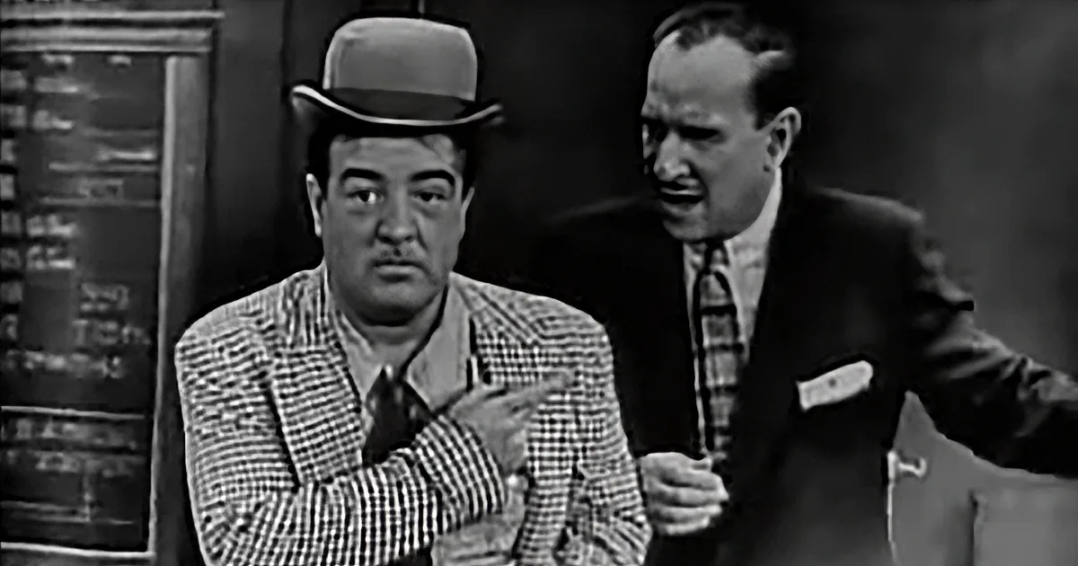 Abbott & Costello's 'Two Tens for a Five' Skit Leaves Audience Roaring With Laughter