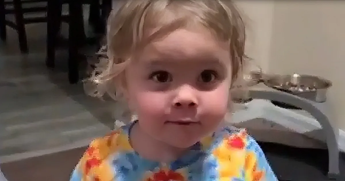 1-Year-Old Caught Red-Handed Screams Back in Denial Until Hungry