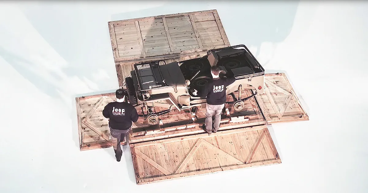 Travel Back in Time With World War II Flat Pack Jeeps