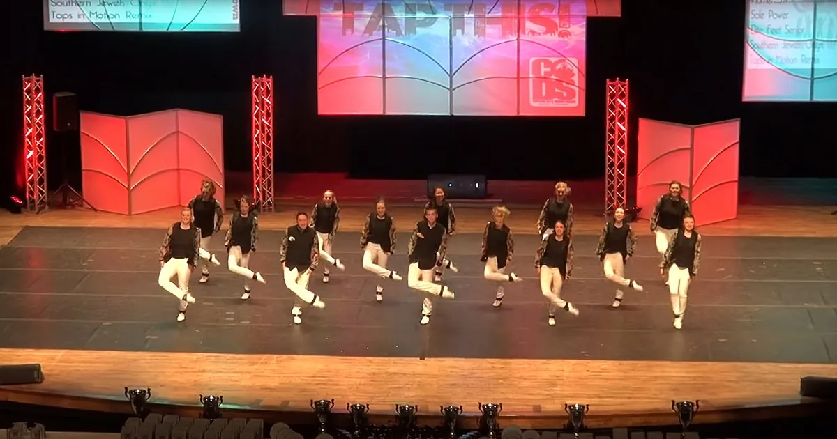 Talented Clogging Champions Show off With Fun Routine