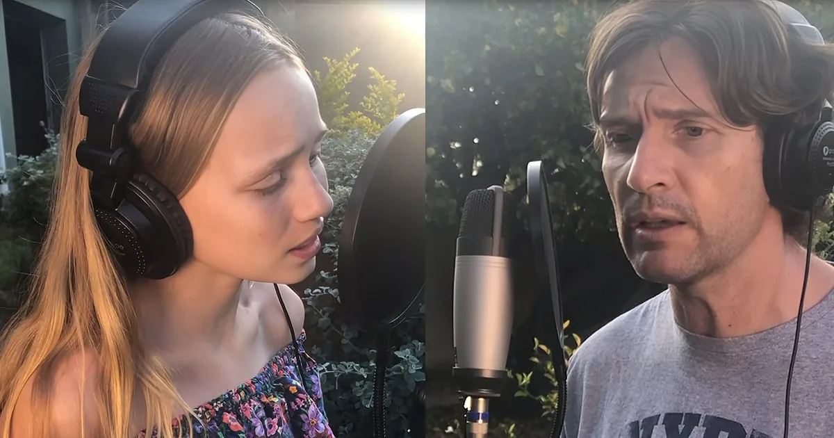 Father and Daughter Perform Moving Cover of 'Angel'
