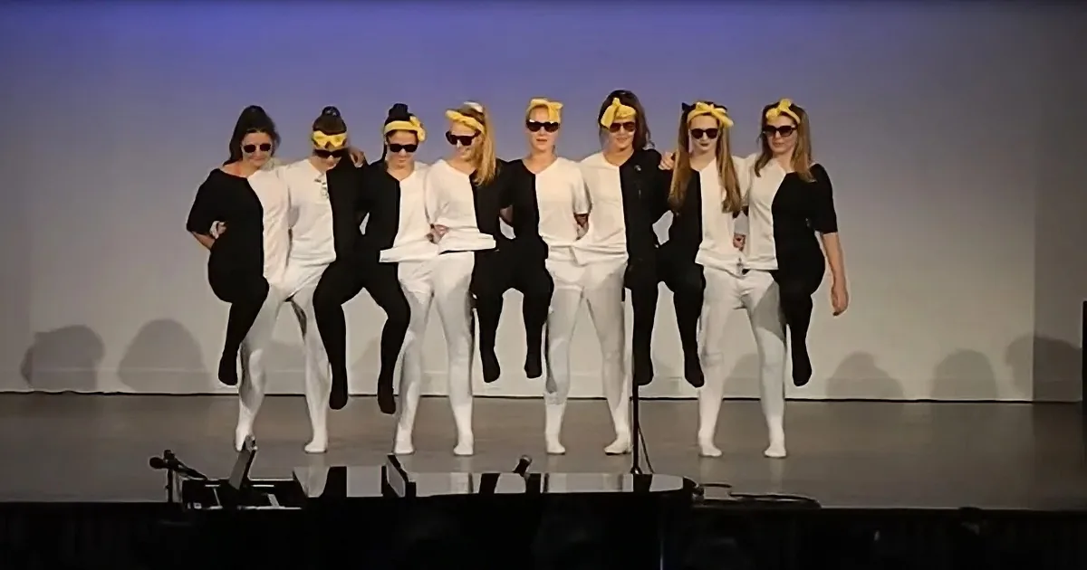 Crowd Can't Control Laughter During High School Girls' Talent Show Act