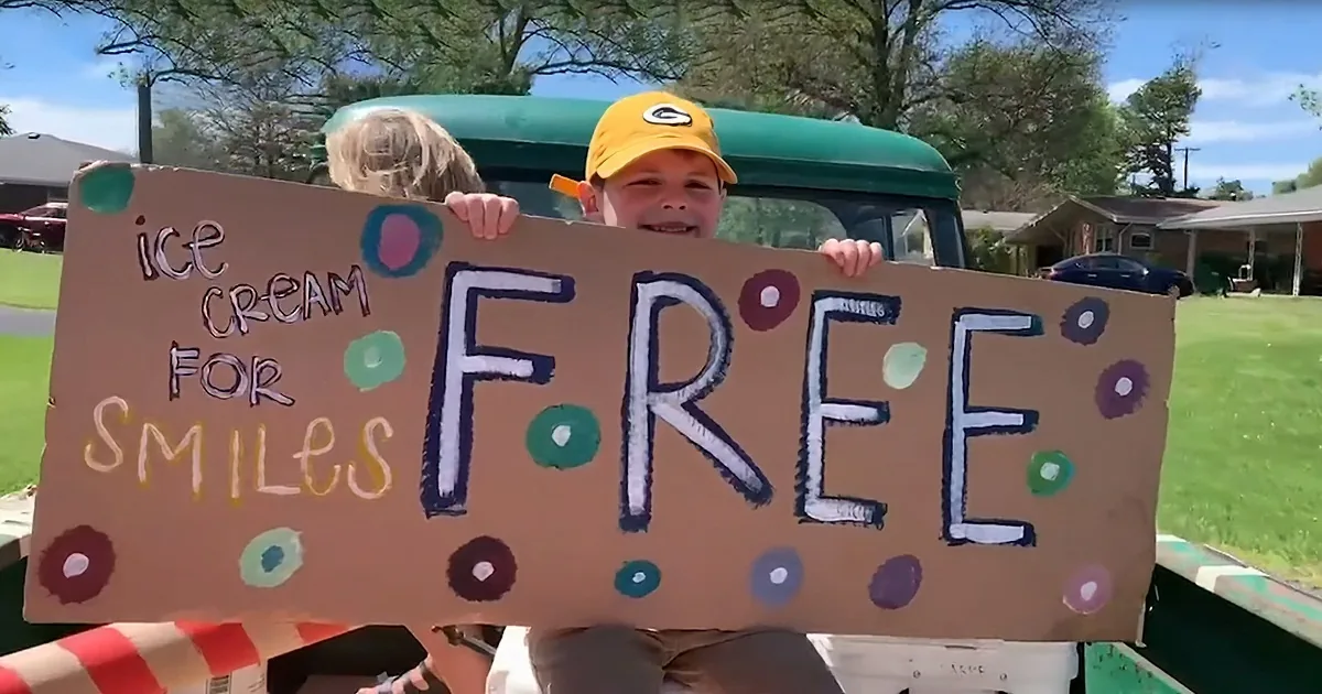 Six-Year-Old & Family Exchange Ice Cream for Smiles in Kentucky