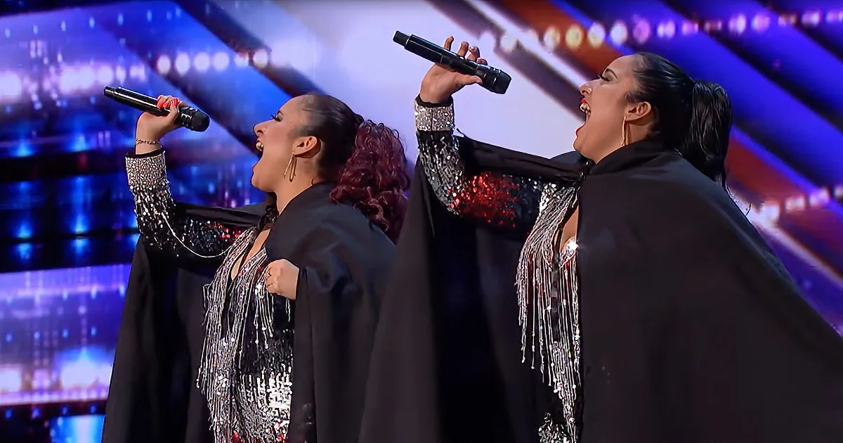 Talented Twins Perform 'It's Raining Men' With Pizzazz on America's Got Talent