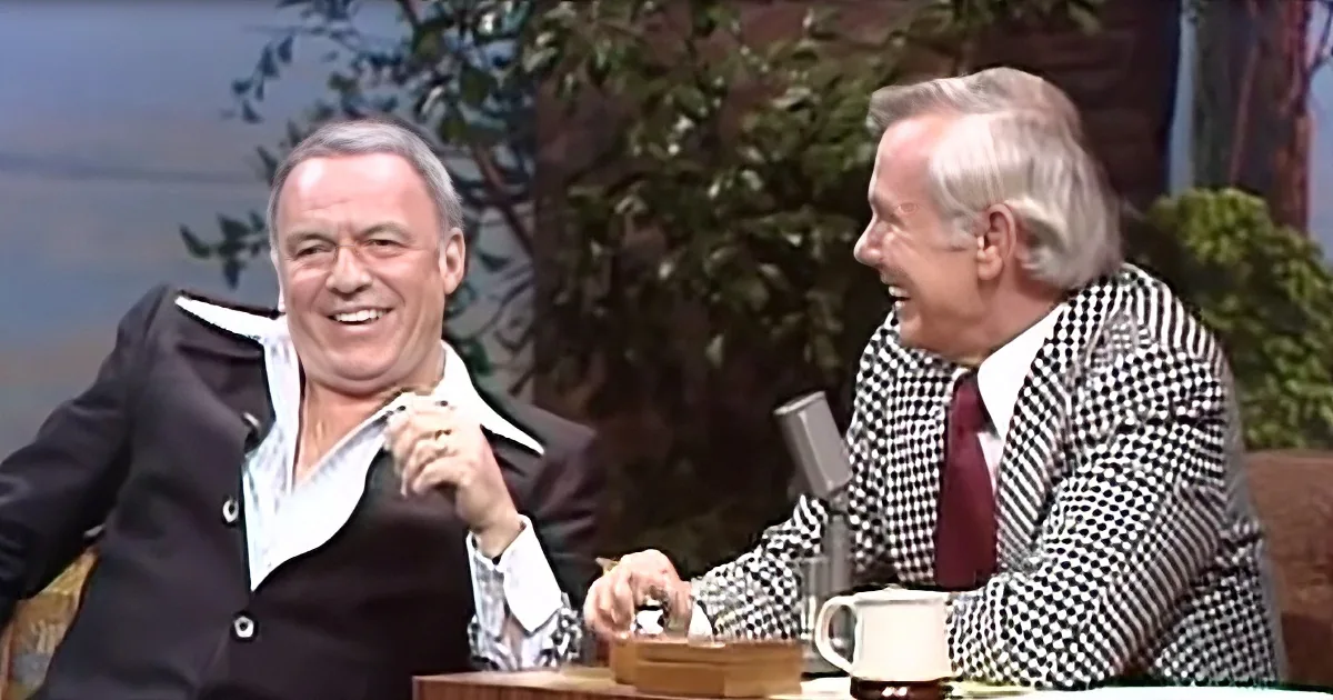 Legendary Singer Frank Sinatra Gets Surprised by Don Rickles on Johnny Carson in 1976