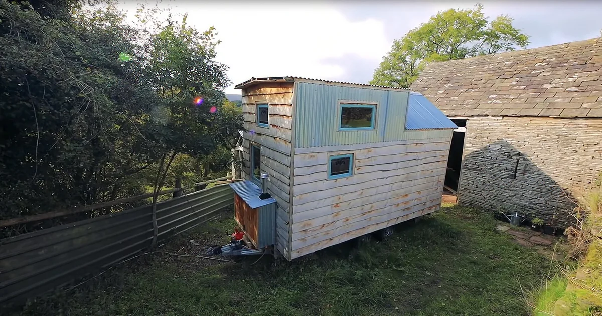 Passionate Carpenter's Tiny Home Looks Stolen From a Fairy Tale