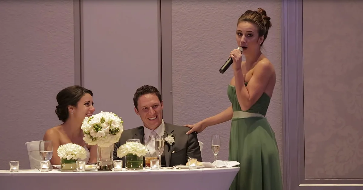Sister Delivers Priceless Maid of Honor Speech