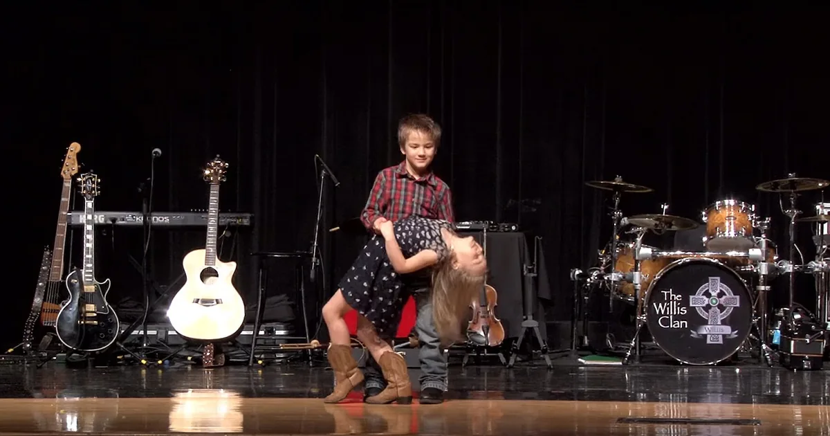 Little Brother Melts Hearts During Family Dance