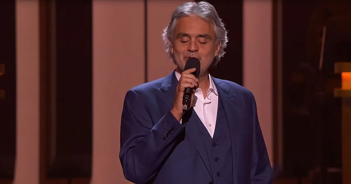 Andrea Bocelli Sings Heartwarming Tribute to Stevie Wonder
