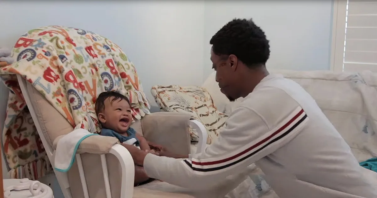 Rapping Dad Can't Keep a Straight Face in Rap Battle With 5-Month-Old Son