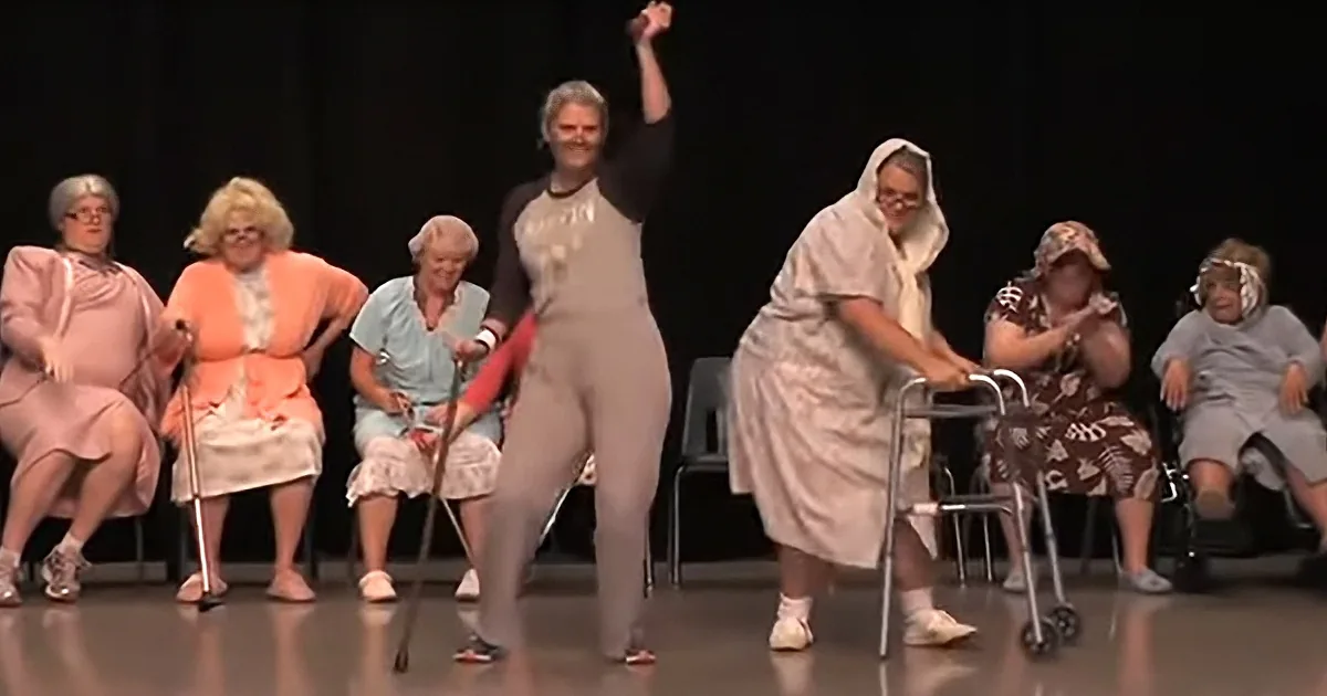 Dancing Grannies Whip, Nae-Nae and Wobble in Unexpected Talent Show Act