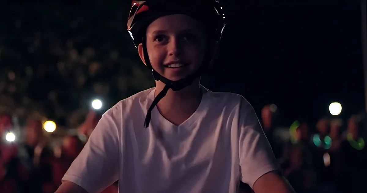 Town Surprises Adorable Little Boy Who Is Allergic to Sunlight When They Turn Night Into Day