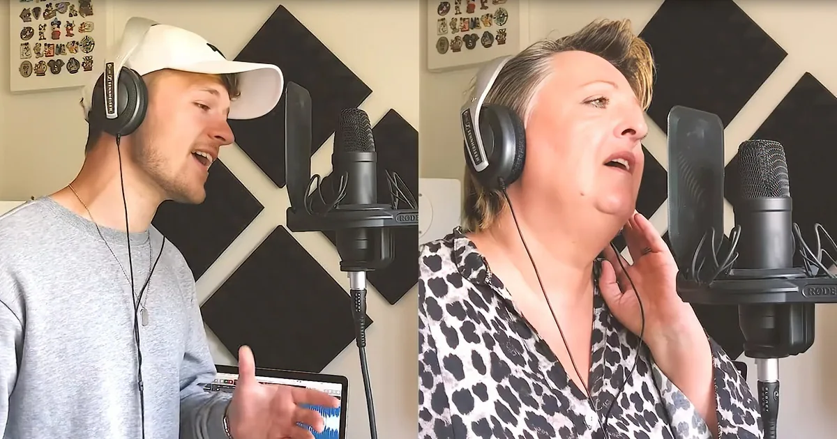 Singing Mother-Son Duo Rise to the Occasion With Inspiring Cover of Andra Day's 'Rise Up'
