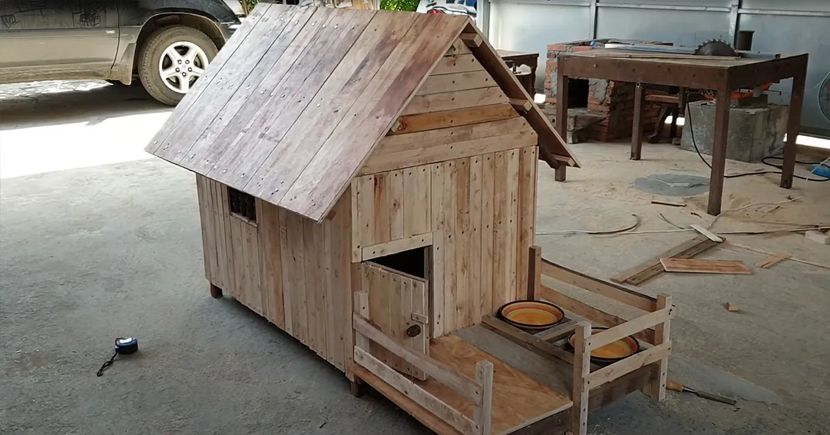 Cozy & Chic: Diy Rustic Dog House Plans With Video Tutorial