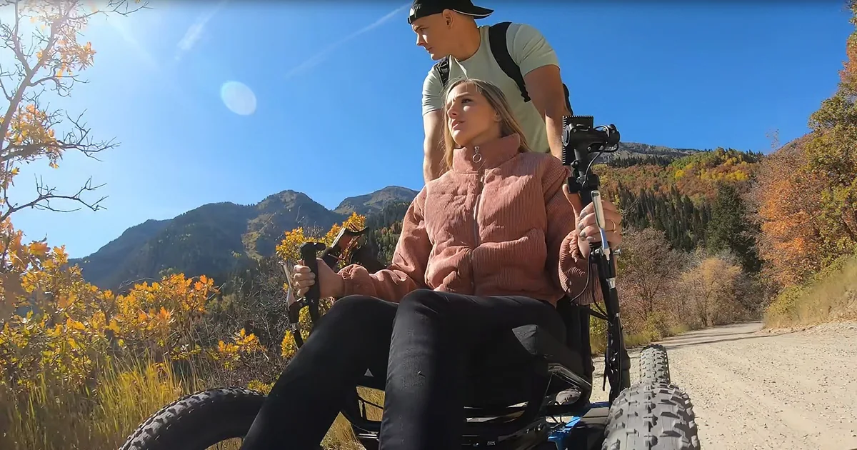 Handy Husband Creates off-Road Capable Wheelchair for His Paralyzed Wife