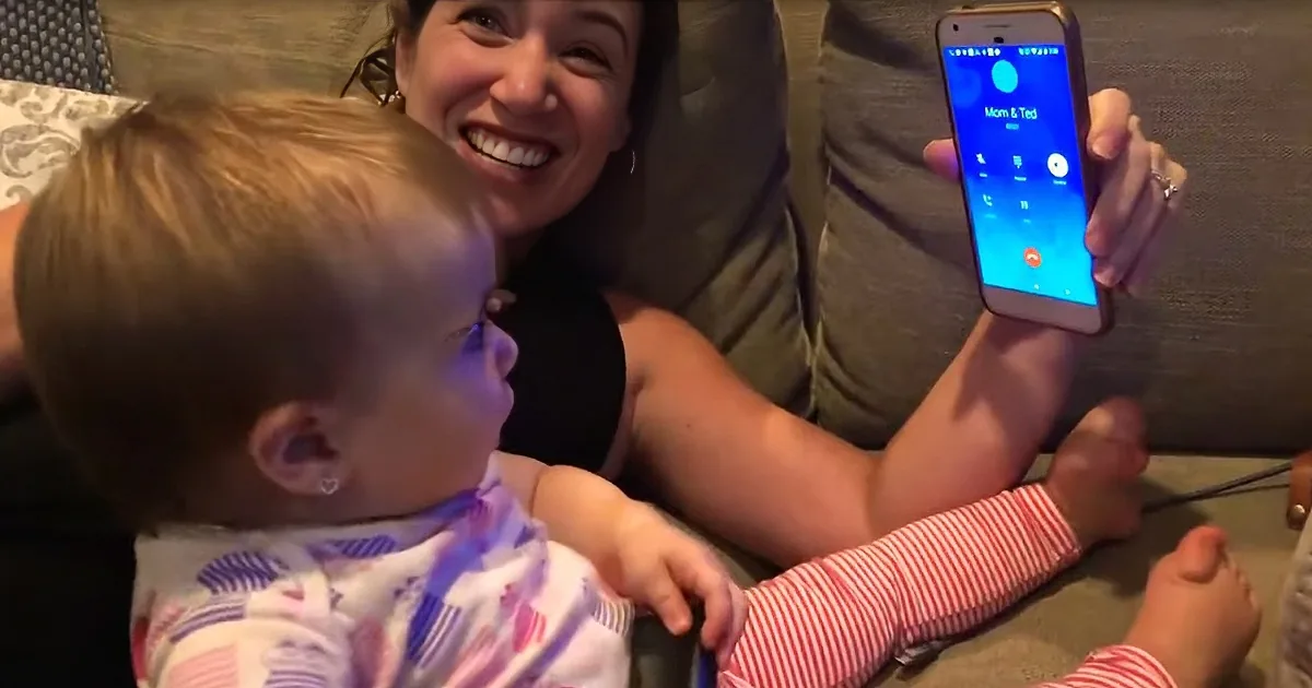 Priceless Phone Call Between Grandma and Baby Makes Mom Laugh out Loud