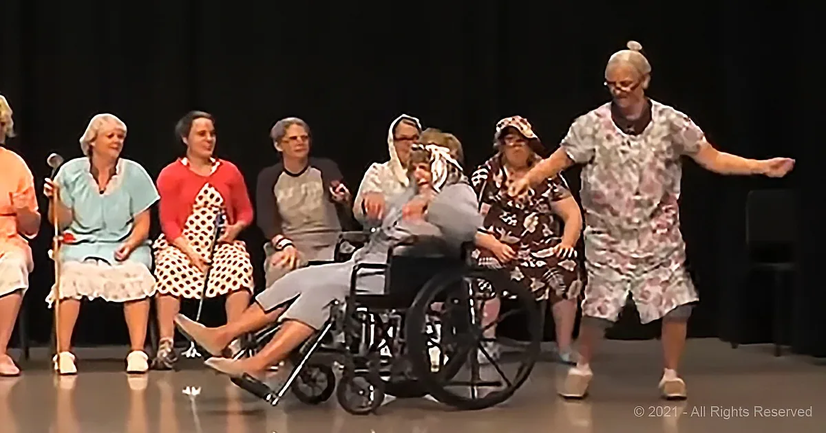 High School 'Seniors' Get Crowd Roaring With Laughter During Hilarious Dance Routine