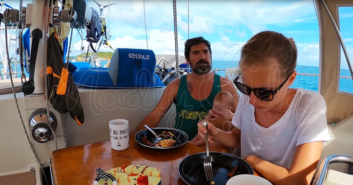 Family of Three Enjoys Living on Gorgeous Self-Sufficient Boat