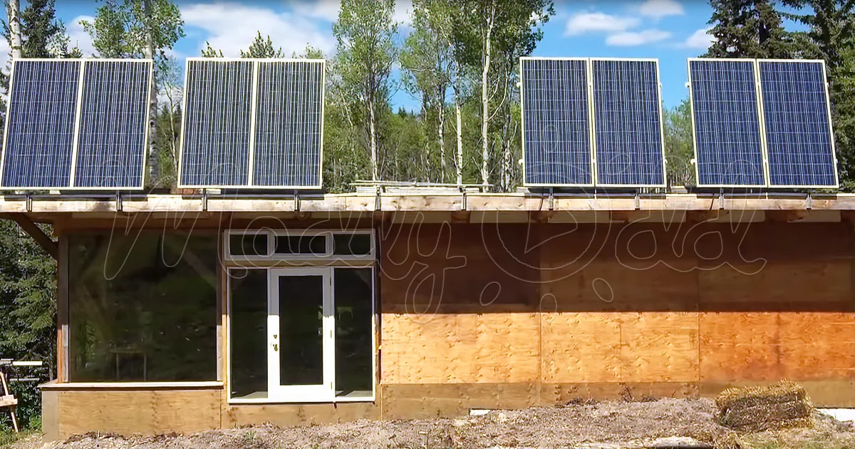 Couple Raises 5 Girls off Grid in Remarkable Solar-Powered House