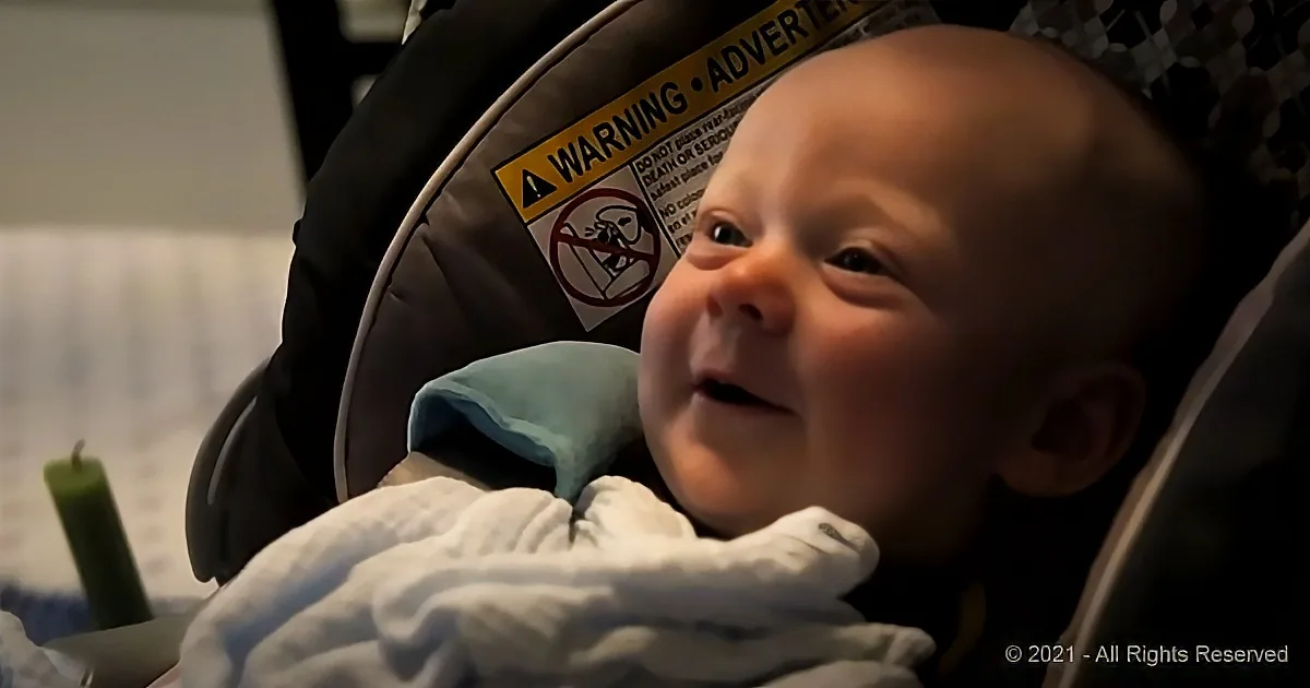 An Adorable 4-Month-Old Is Entranced Watching 'I Know I Need to Be in Love' Sang