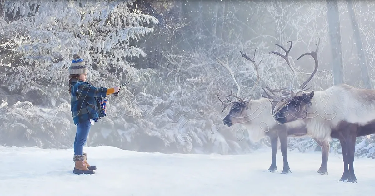 A Six-Year-Old Girl Attempts to Talk to Reindeer in This Adorable Microsoft Holiday Ad