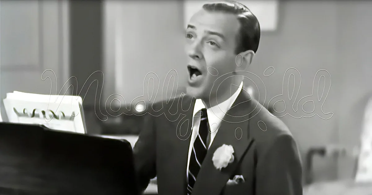 Fred Astaire Sings Charmingly in a Timeless Movie Scene