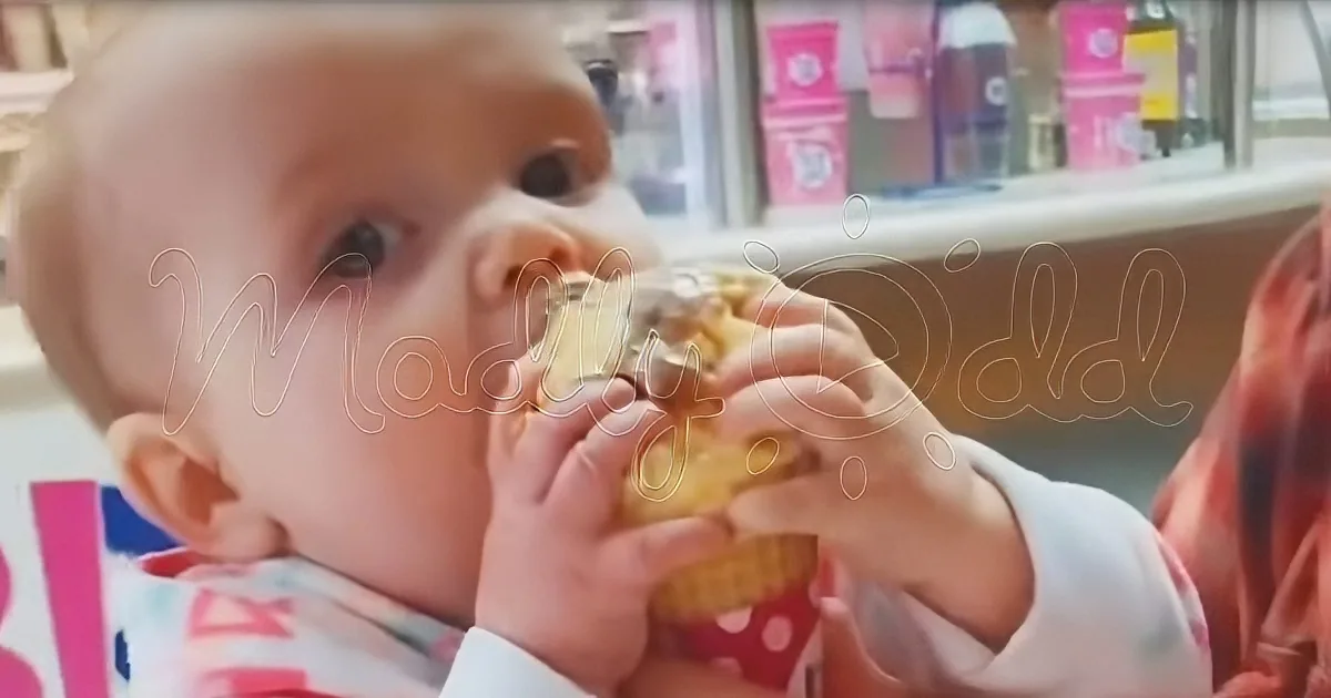 Baby Goes Bananas While Tasting Baskin-Robbins Ice Cream for the First Time