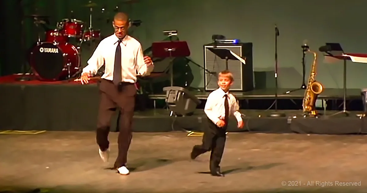 Top Talent Dance Partners Impress a Crowd During the D.C. Tap Festival