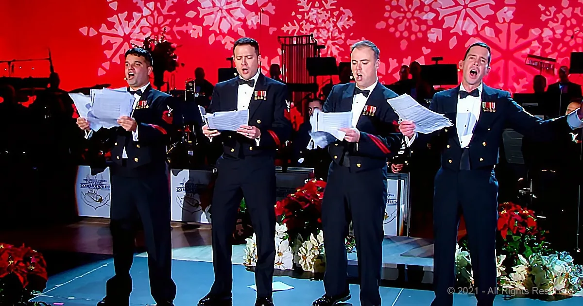 U.S. Navy Band Puts on Entertaining Show While Singing ''12 Days of Christmas''