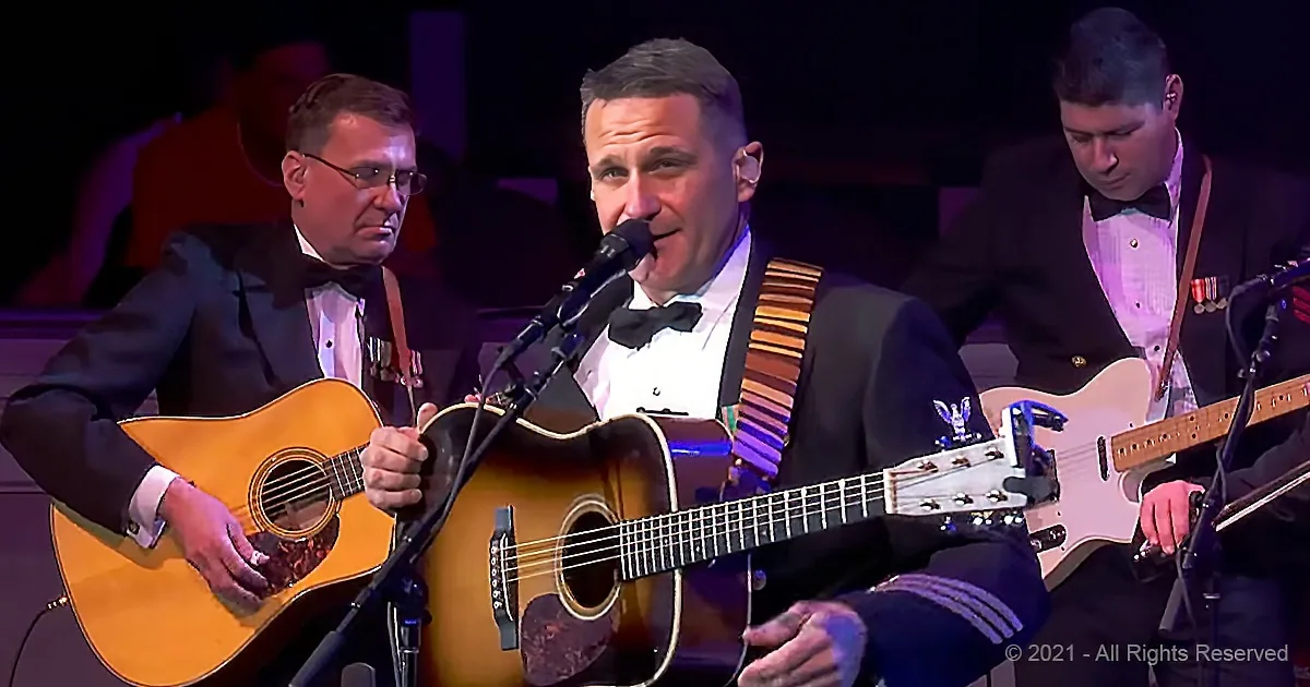 U.S. Navy Band Jams in a Thrilling Country Music Version of ''Winter Wonderland''