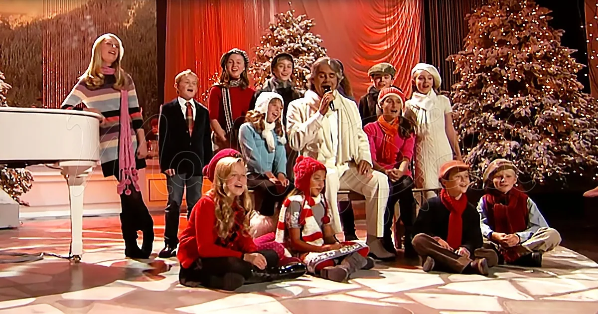 Andrea Bocelli Joins Kid's Choir for Christmas and Fans Are Completely Captivated
