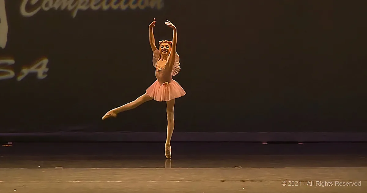 Tiny Ballerina's Loveable 'Cupid' Dance Steals Hearts