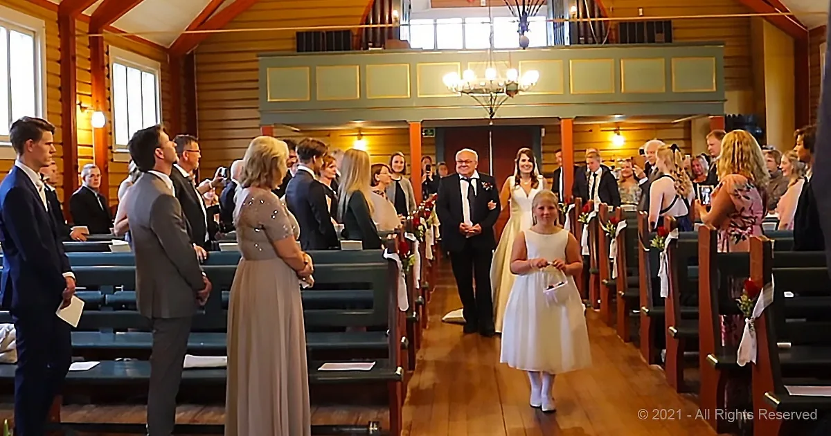 People Catch Their Breaths When This Bride Walks Down the Aisle