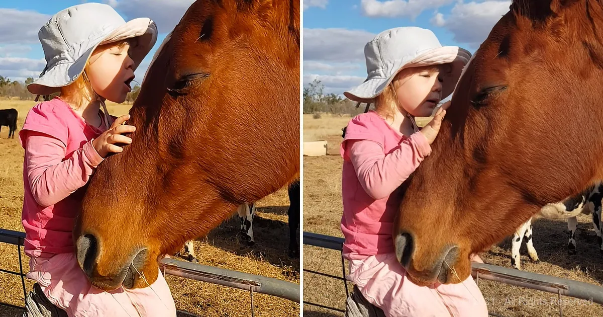 People Are Astonished When This 3-Yr-Old 'Horse Whisperer' Sings Her Magical Lullaby