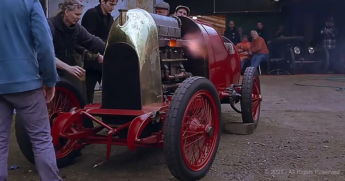 100-Year-Old Classic 'Monster' Car Rules the Road With Her Flame-Throwing Engine