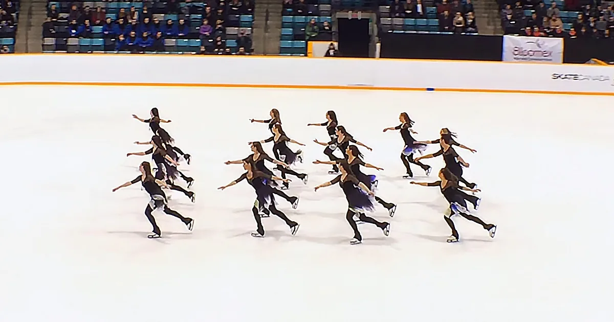 Everytime These Skaters Pull off a Synchronized Move, the Crowd Goes Wild