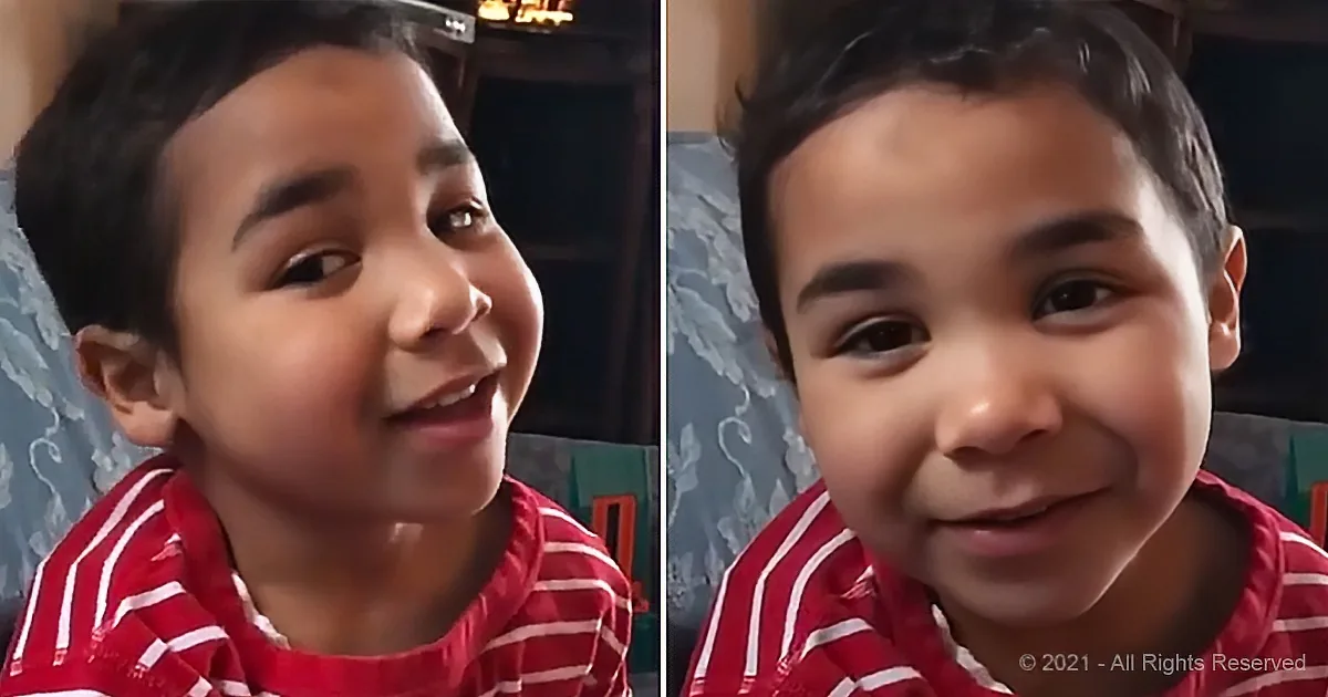 4-Year-Old Is a Fountain of Smiles as He Sings