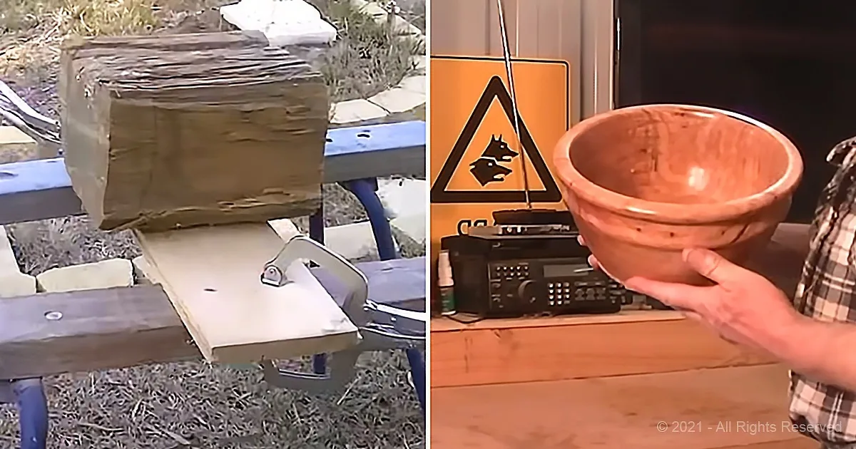 50-Cent Chunk of Firewood Turns Into a $85k Wooden Bowl