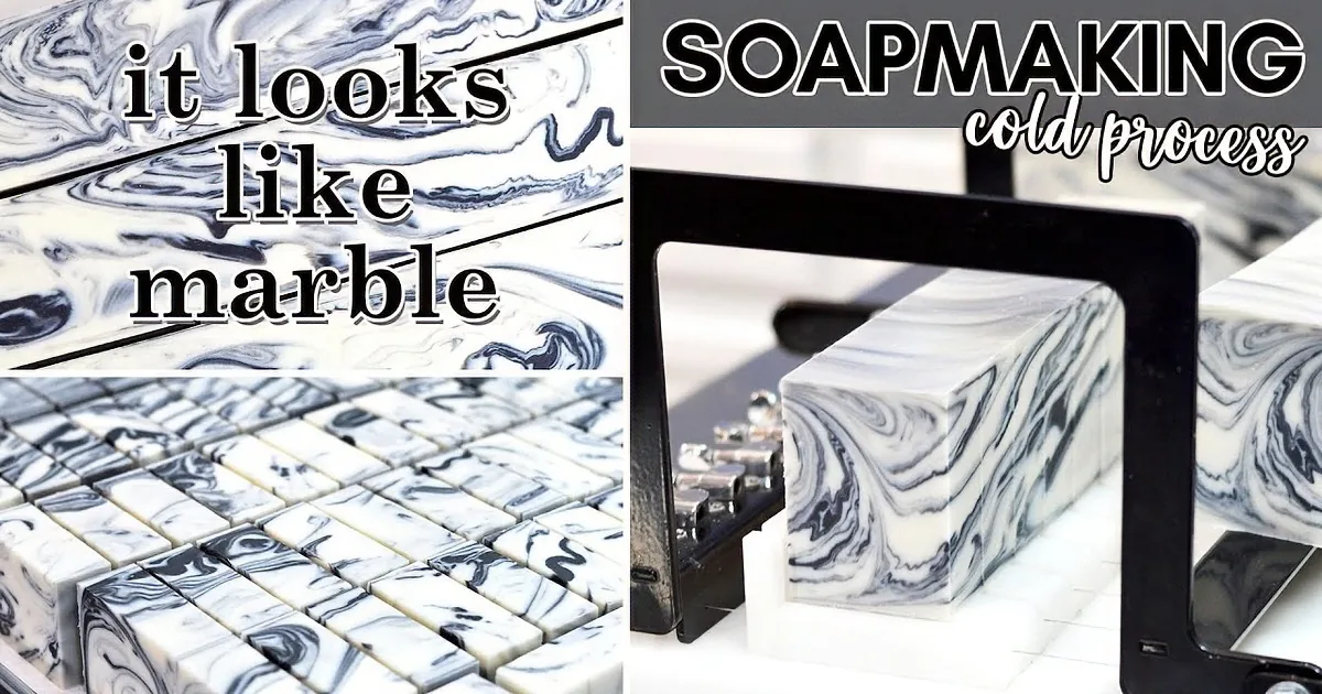 How to Make Beautiful Marbled Soap