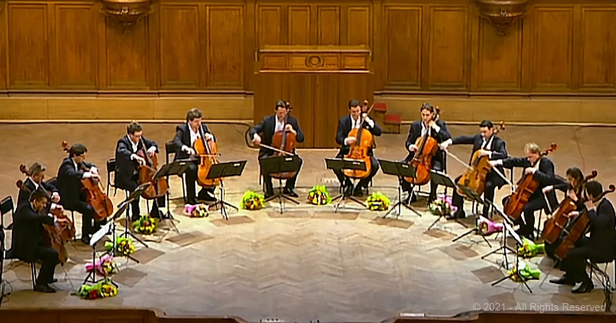12 Cellists' Cheeky Rendition of 'Pink Panther' Classic