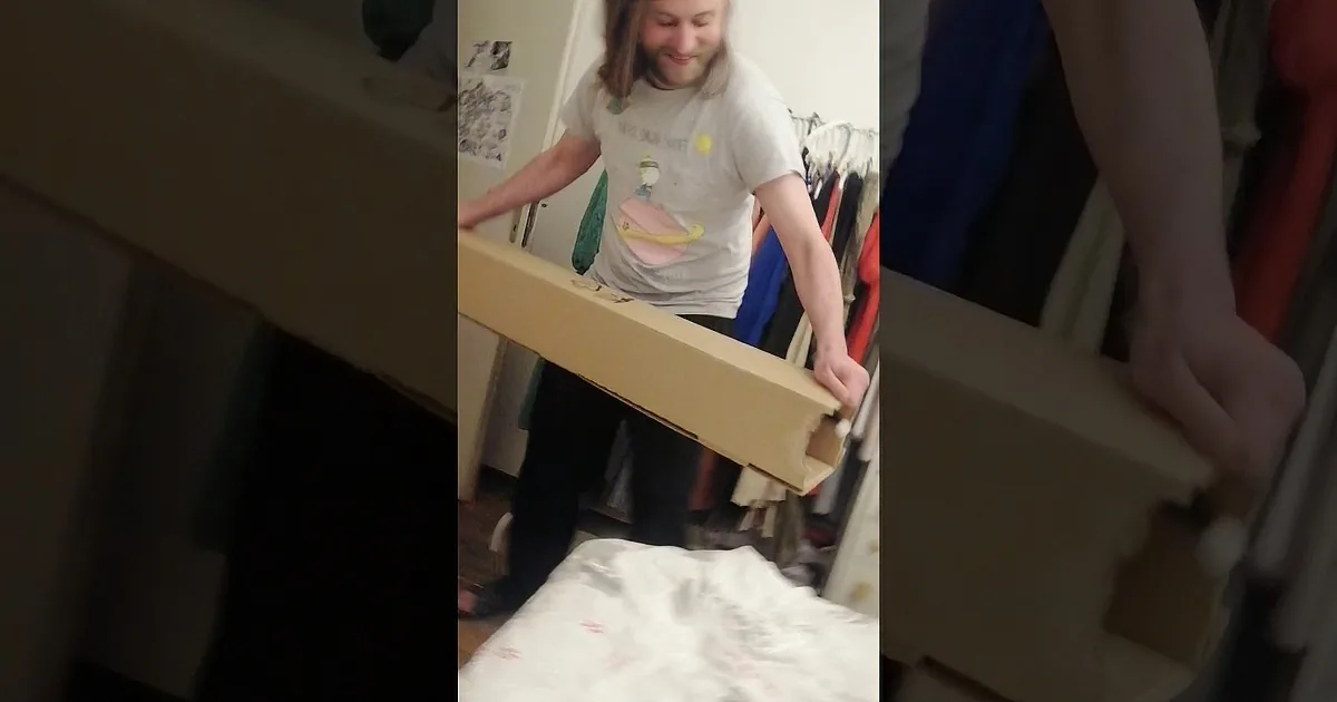 Horizontal Box Becomes 'Cat Launcher' for Funny Feline